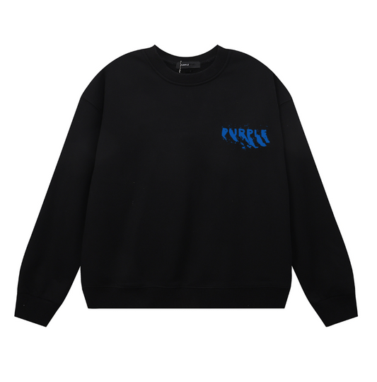 חולצת טריקו ארוכת שרוולים לגברים בצבע סגול 1158