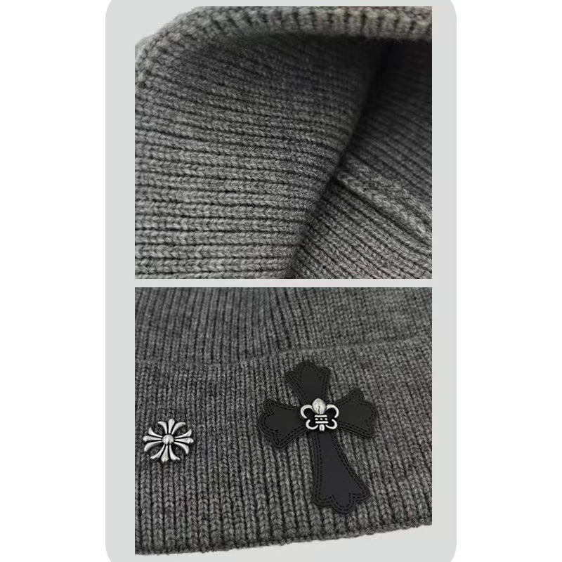 כובע לבבות כרום CH