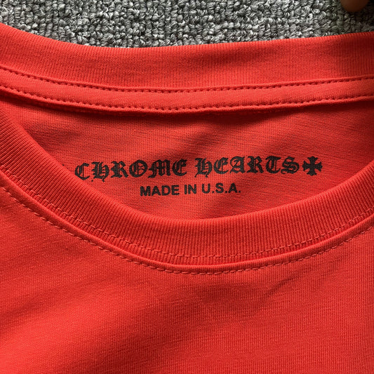 חולצת טריקו ארוכת שרוולים לגברים של Chrome Hearts K8013