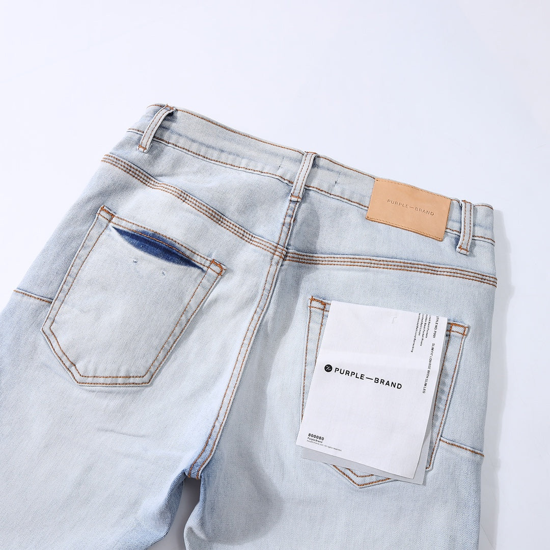 بنطال جينز بنفسجي