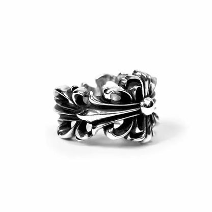 Chrome Hearts DOUBLE FLORAL RING -1