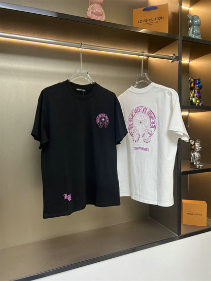 חולצת טי-שירט עם לבבות כרום משנת 1920 