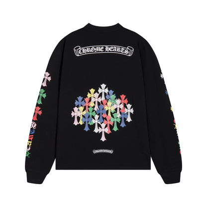 Chrome Hearts Men's Long-Sleeve T-shirt Sweatshirt K8015