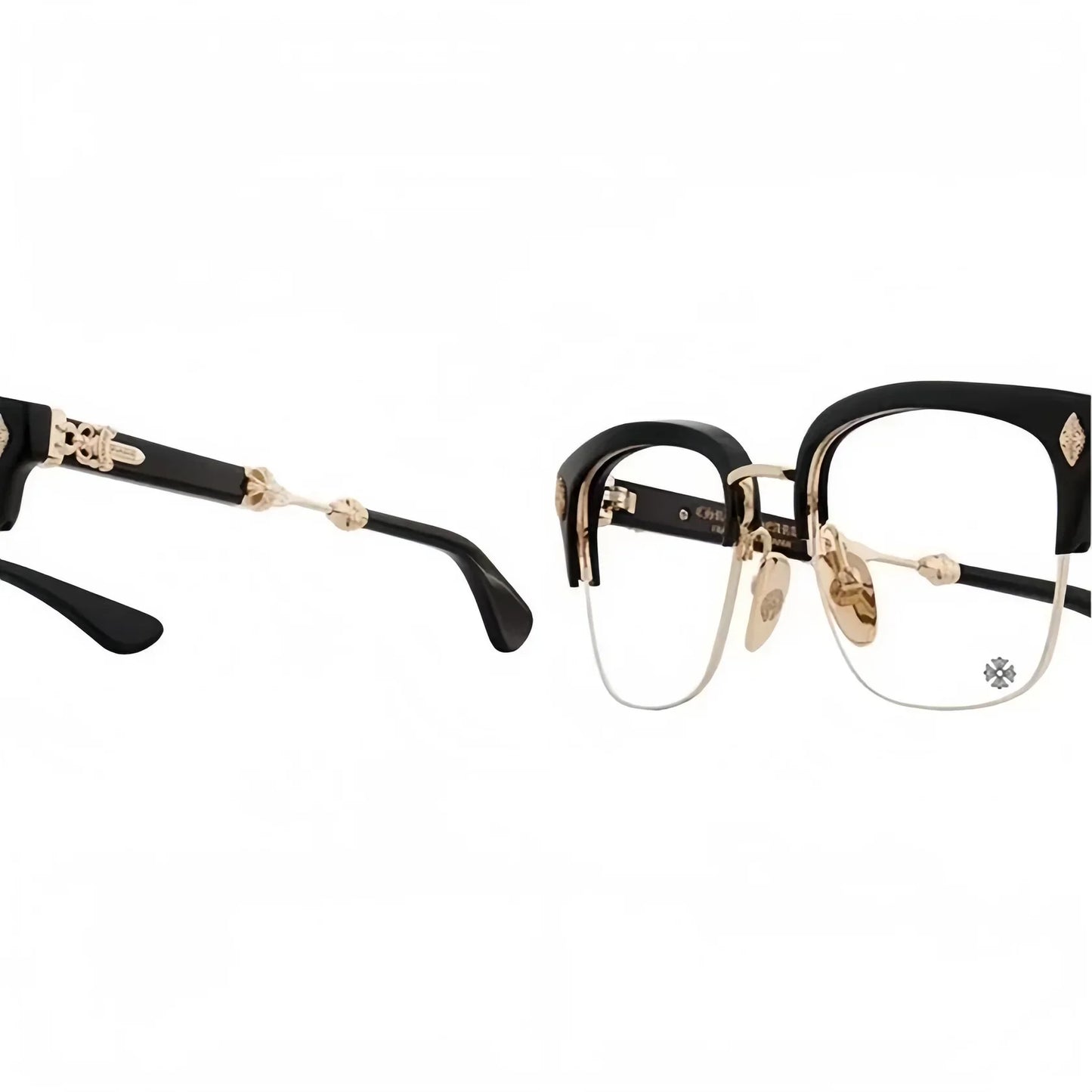 Chrome Hearts Evagilist Diamond BK/SS Glasses