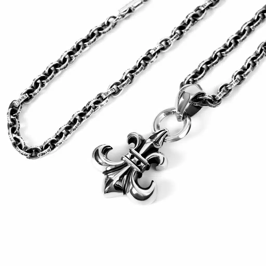 Chrome Hearts BS FLEUR PENDANT WITH BAIL