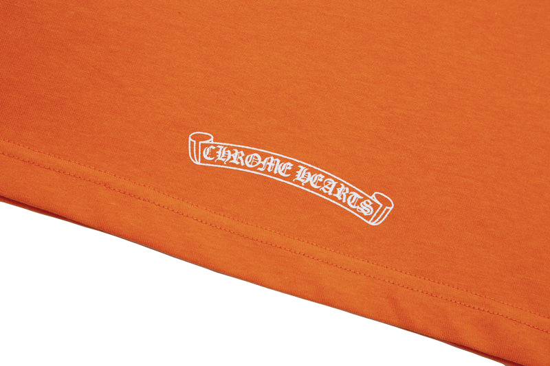 חולצת טי-שירט עם לבבות כרום K6017 