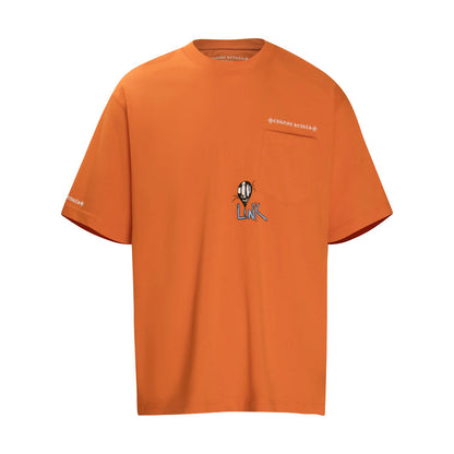 חולצת טי-שירט עם לבבות כרום K6017 