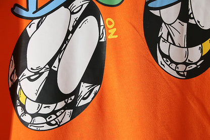 חולצת טי-שירט עם לבבות כרום K6017 