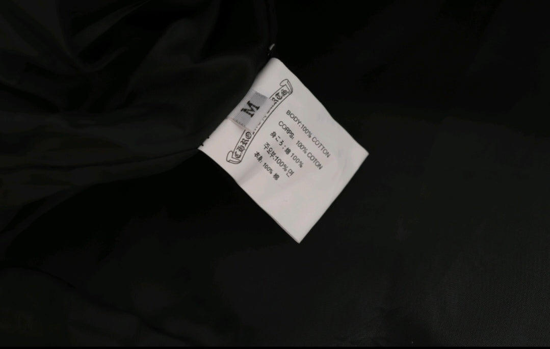 Chrome Hearts Black White Street Style Baseball Coat 0002