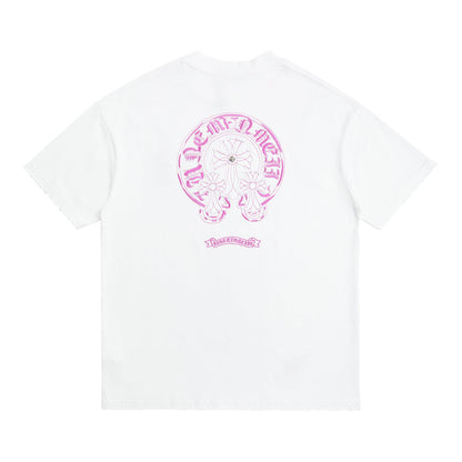 חולצת טי-שירט עם לבבות כרום משנת 1920 