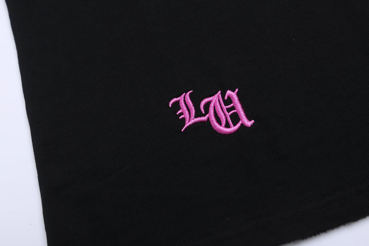 חולצת טי-שירט עם לבבות כרום משנת 1920 