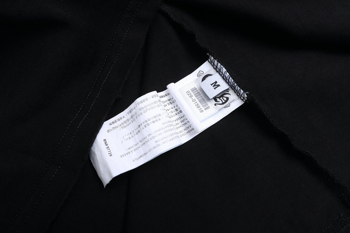 חולצת טי-שירט עם לבבות כרום משנת 1920 