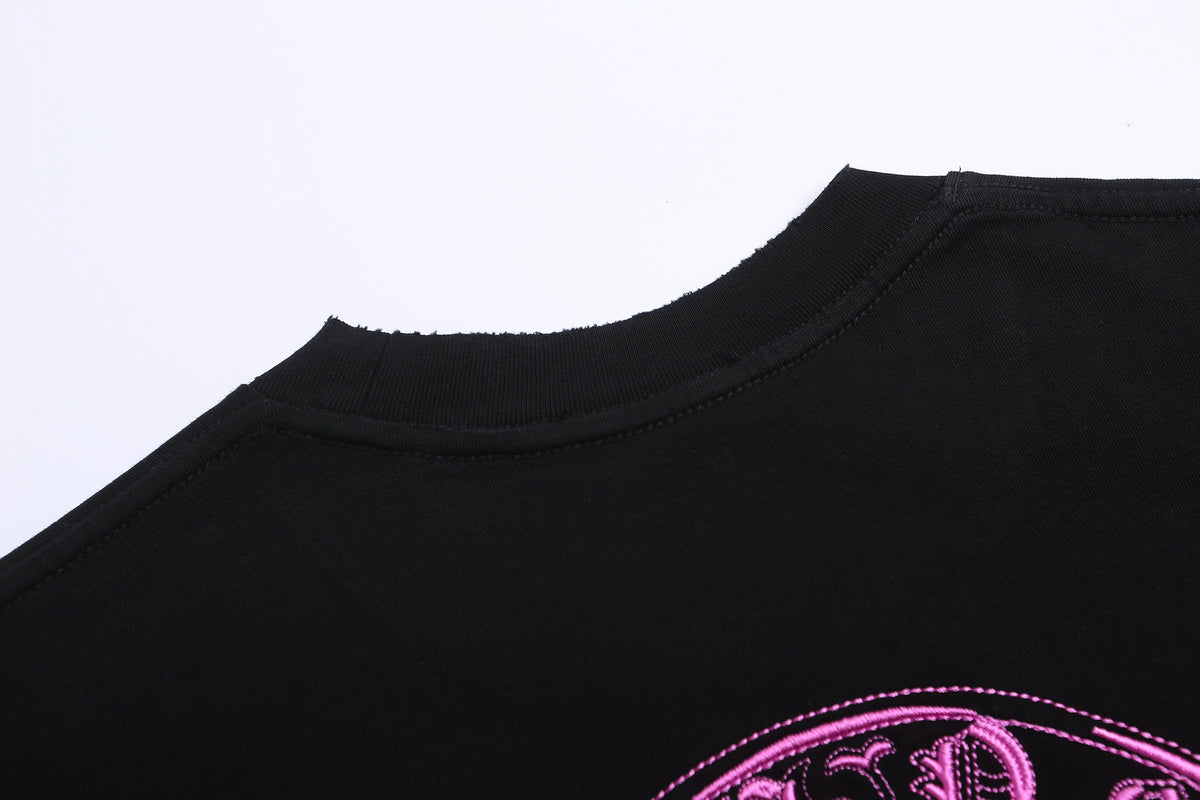 חולצת טי-שירט עם לבבות כרום משנת 1920 