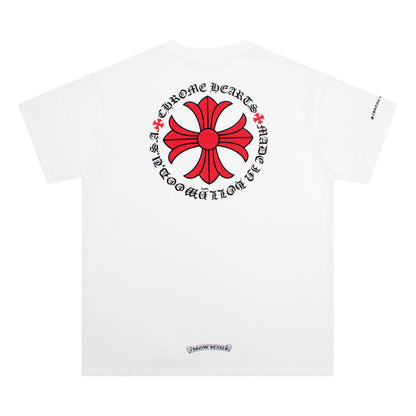 חולצת טי עם לבבות כרום תוצרת הוליווד פלוס K6001 