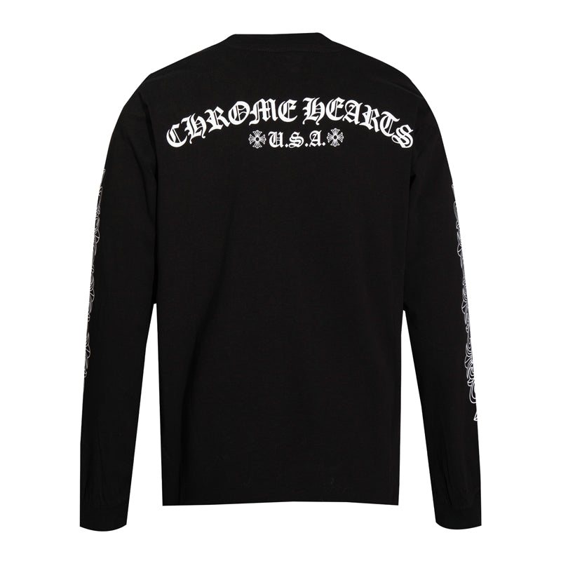 Chrome Hearts Men's Long-Sleeve T-shirt Sweatshirt K8005