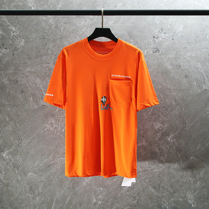 חולצת טי-שירט עם לבבות כרום K6017 