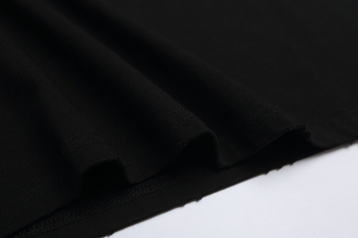 חולצת טי-שירט עם לבבות כרום משנת 1970 