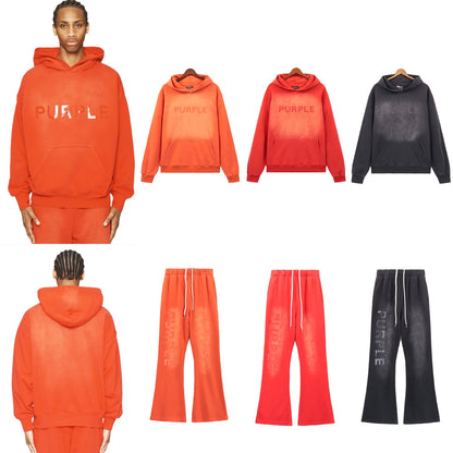 Purple New Hoodie suit 5965