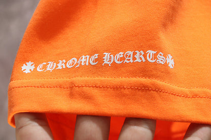 חולצת טי-שירט עם לבבות כרום K6017 