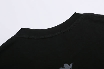 חולצת טי-שירט עם לבבות כרום משנת 1970 